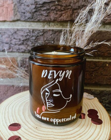 Personalized Candle Jar