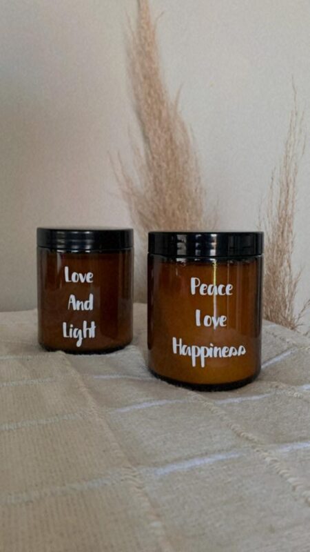 Affirmation candles